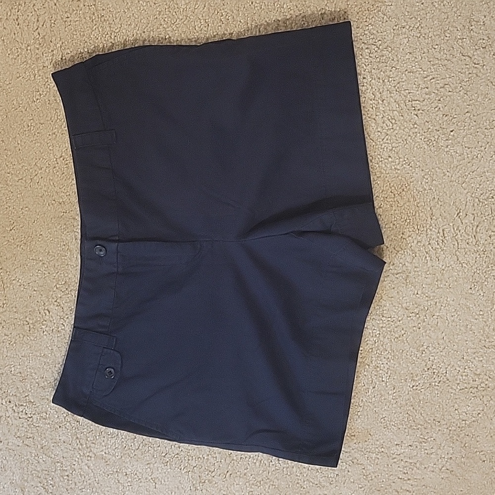 Navy 5 in Cotton Shorts Lands' End 16
